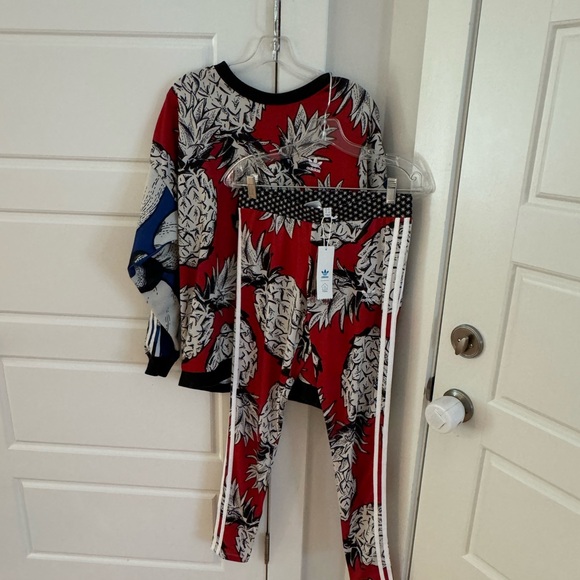 Adidas Farm Rio Tops - Adidas Farm Rio Pineapple Print Set Size M